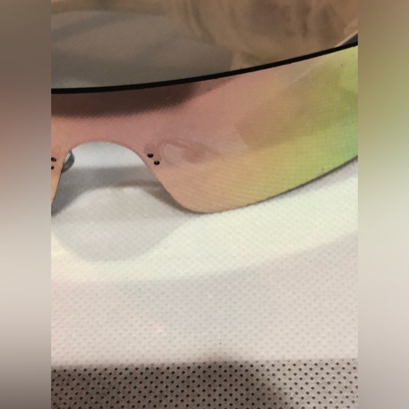 Ed Hardy frameless reflective futuristic love kills slowly shield sunglasses new main image 7